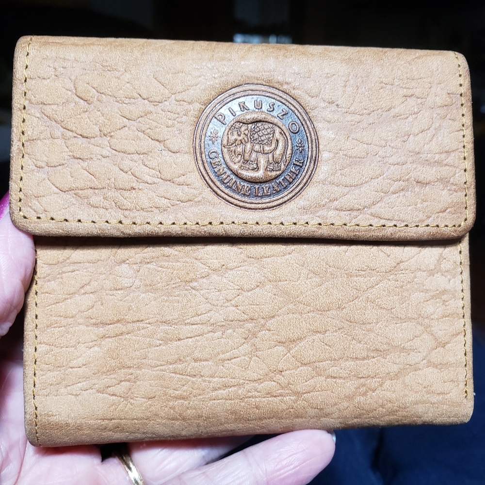 PIKUSZO Genuine Exotic Leather Ladies Wallet
